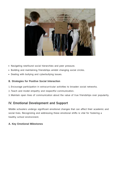 Free Middle School Article Template to Edit Online