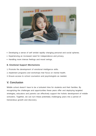 Free Middle School Article Template to Edit Online