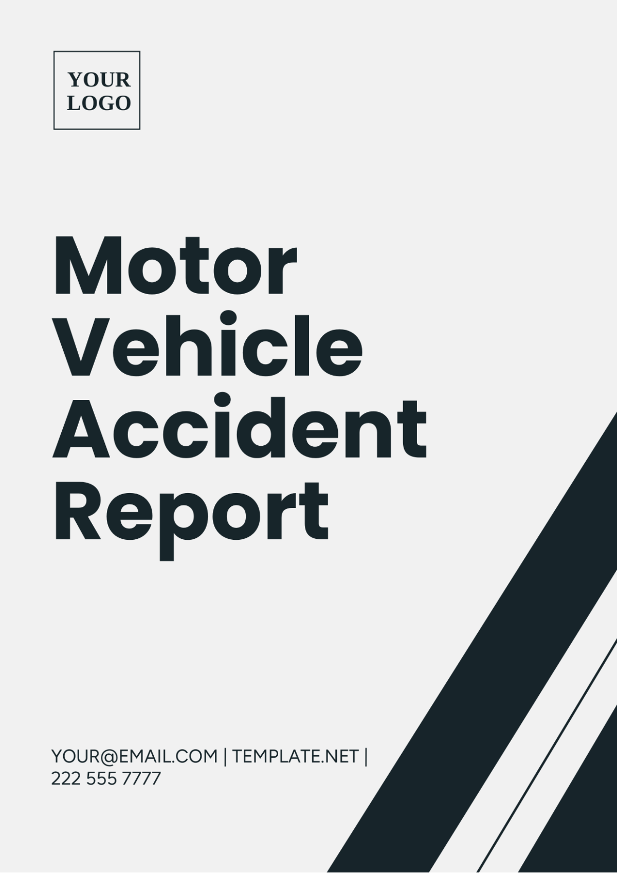 Motor Vehicle Accident Report Template - Edit Online & Download