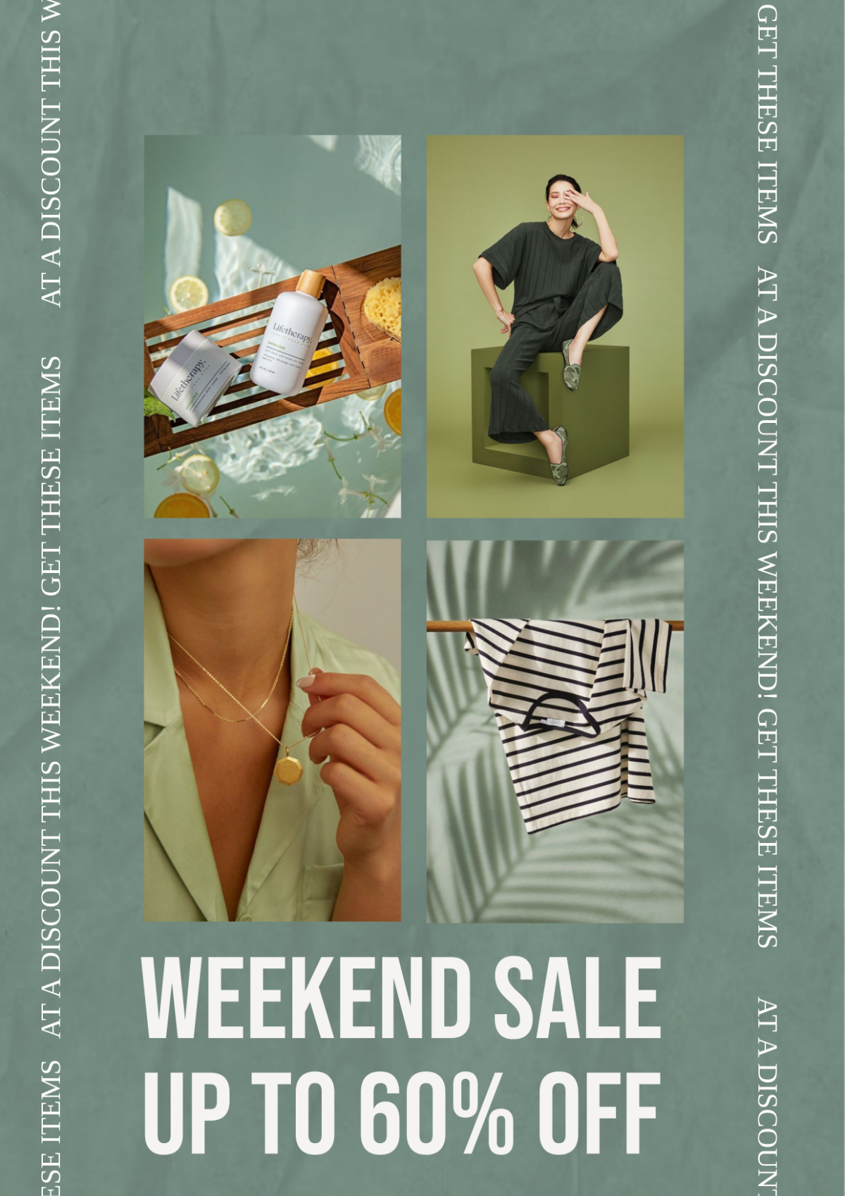 Weekend Sale Photo Collage