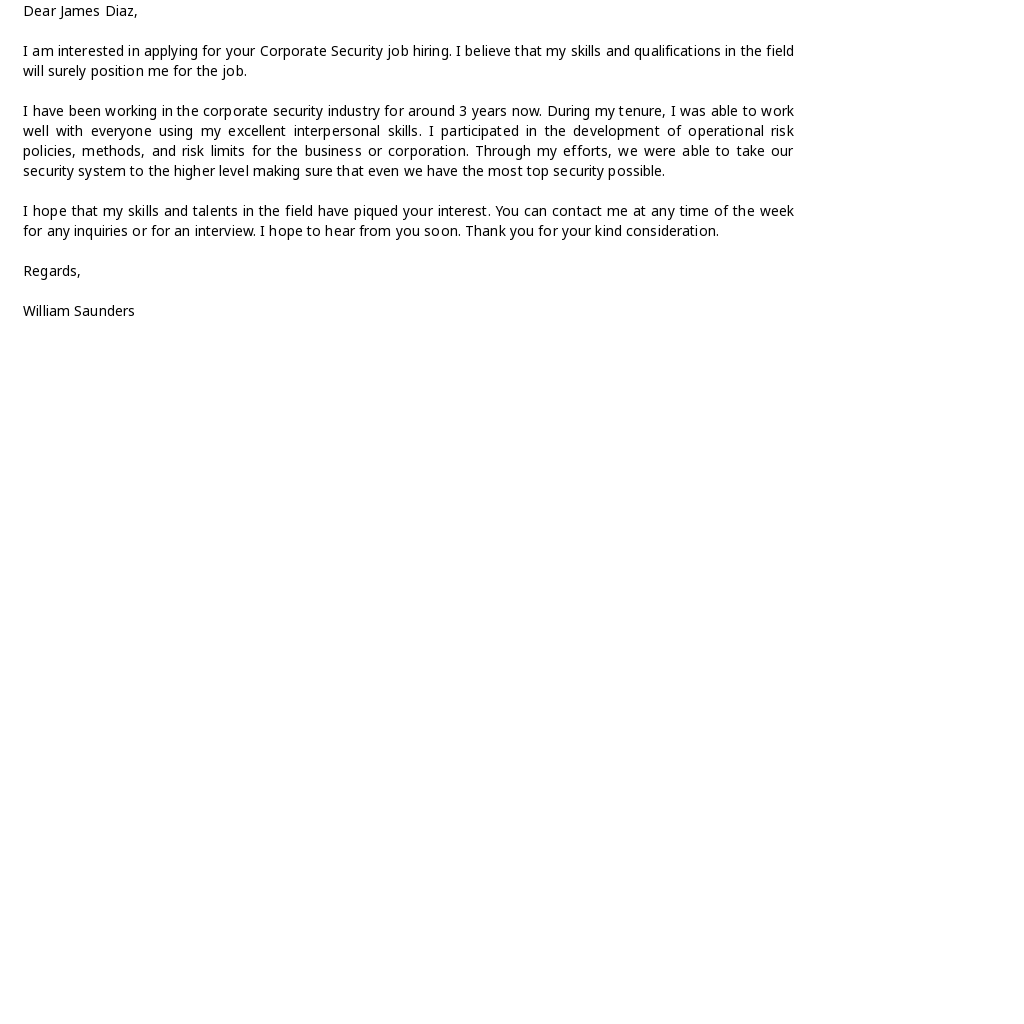 Free Corp Security Cover Letter Template.jpe