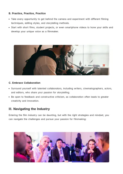 Free Film Article Template to Edit Online