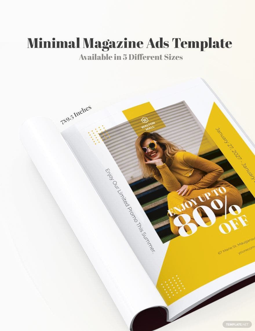 Minimal Magazine Ads Template