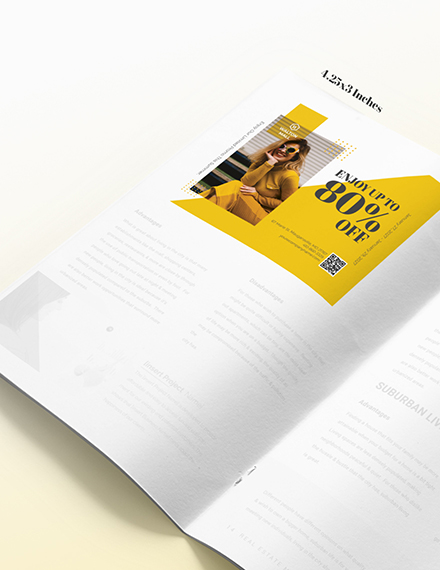 Minimal Magazine Ads Template - InDesign, PSD | Template.net