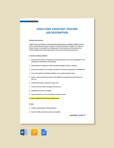 school copy assistant job description