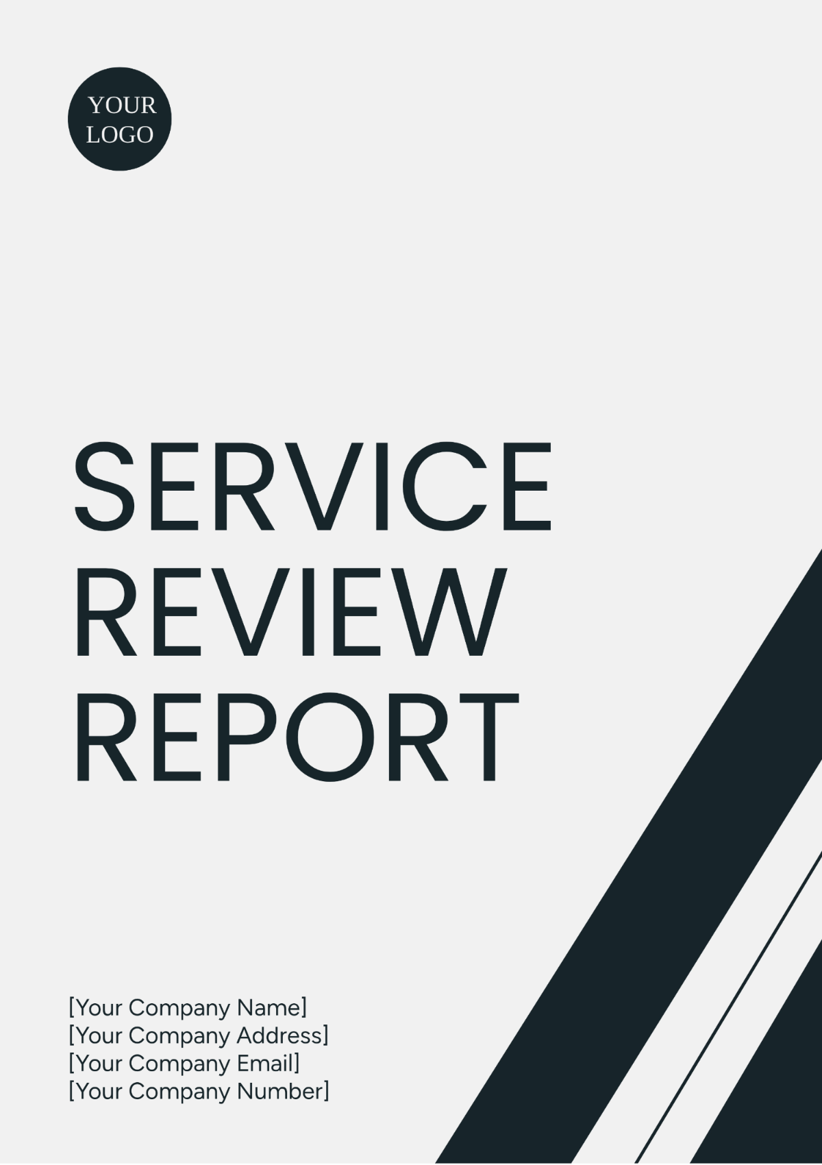 Free Service Review Report Template to Edit Online