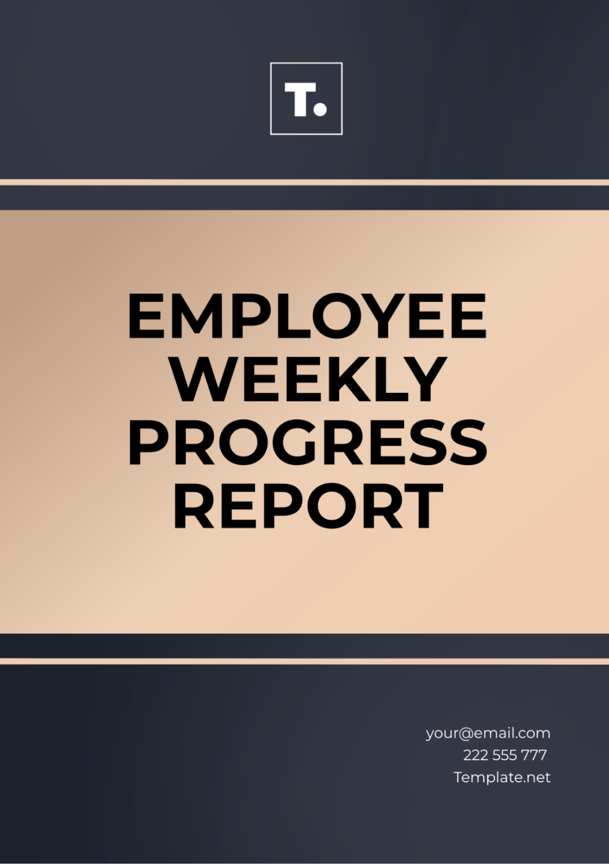 Employee Weekly Progress Report Template