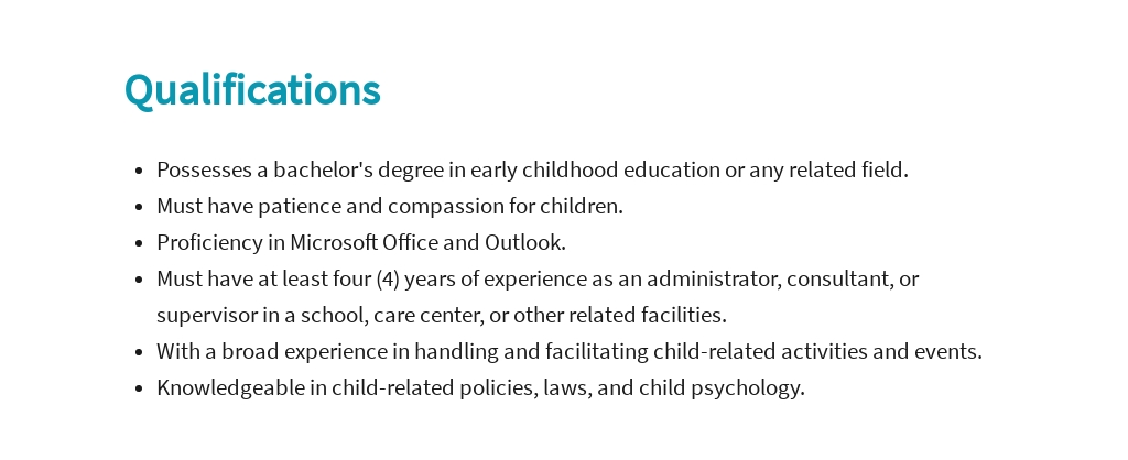 Free Child Care Supervisor Job Description Template 5.jpe