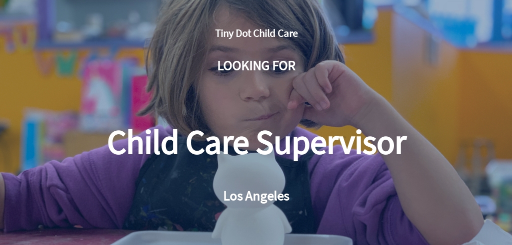 Free Child Care Supervisor Job Description Template.jpe