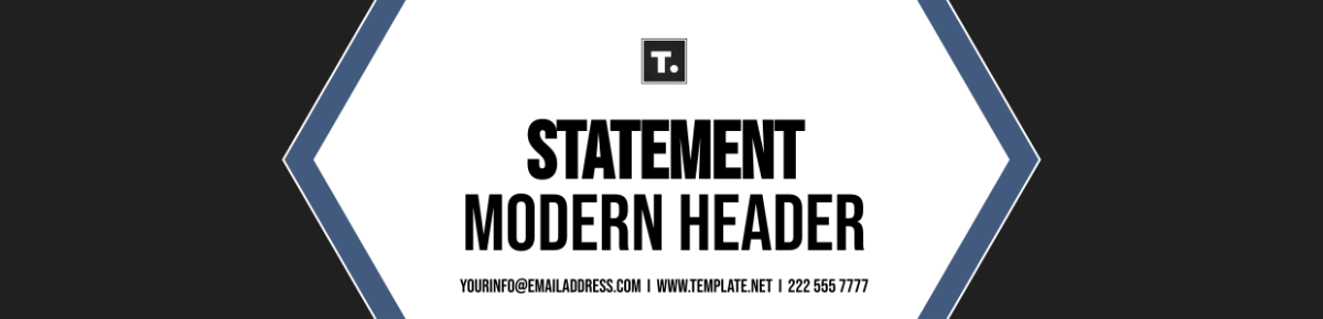 Statement Modern Header