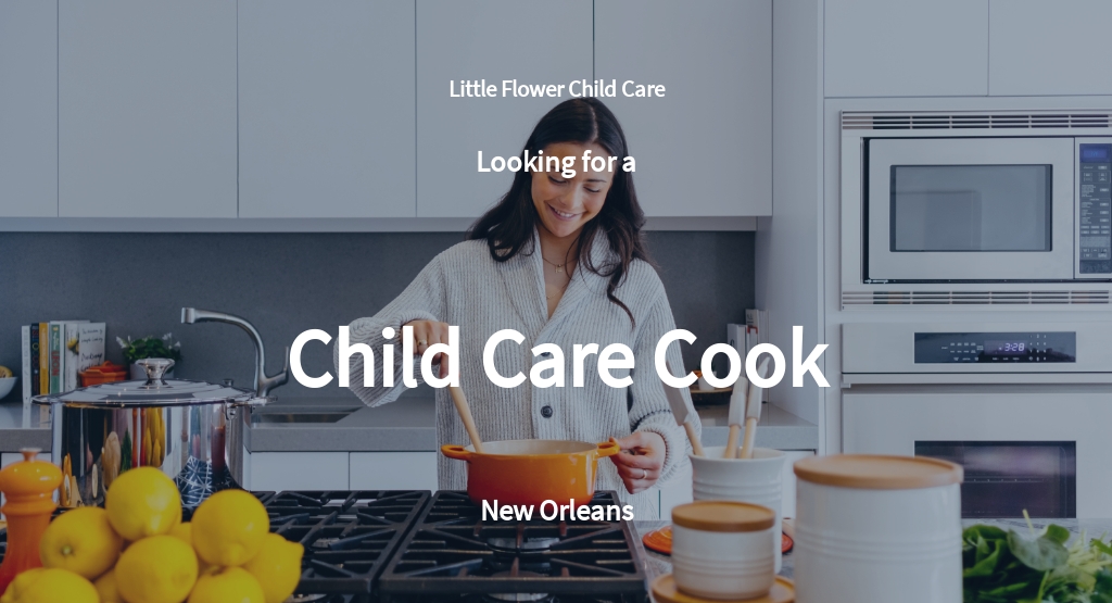 Free Child Care Cook Job Description Template.jpe