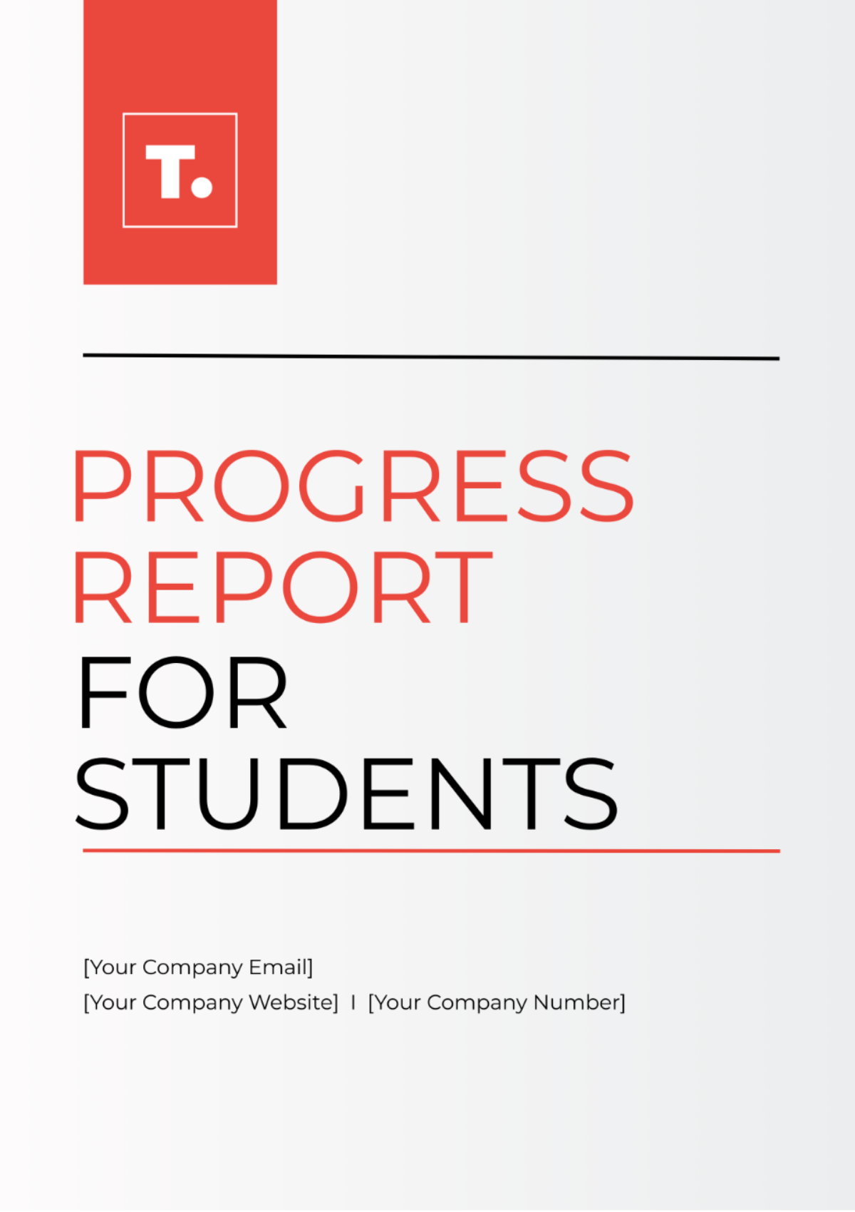 Progress Report for Students Template - Edit Online & Download