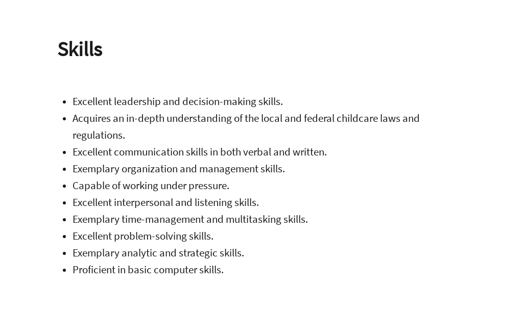 Free Child Care Assistant Director Job Description Template 4.jpe