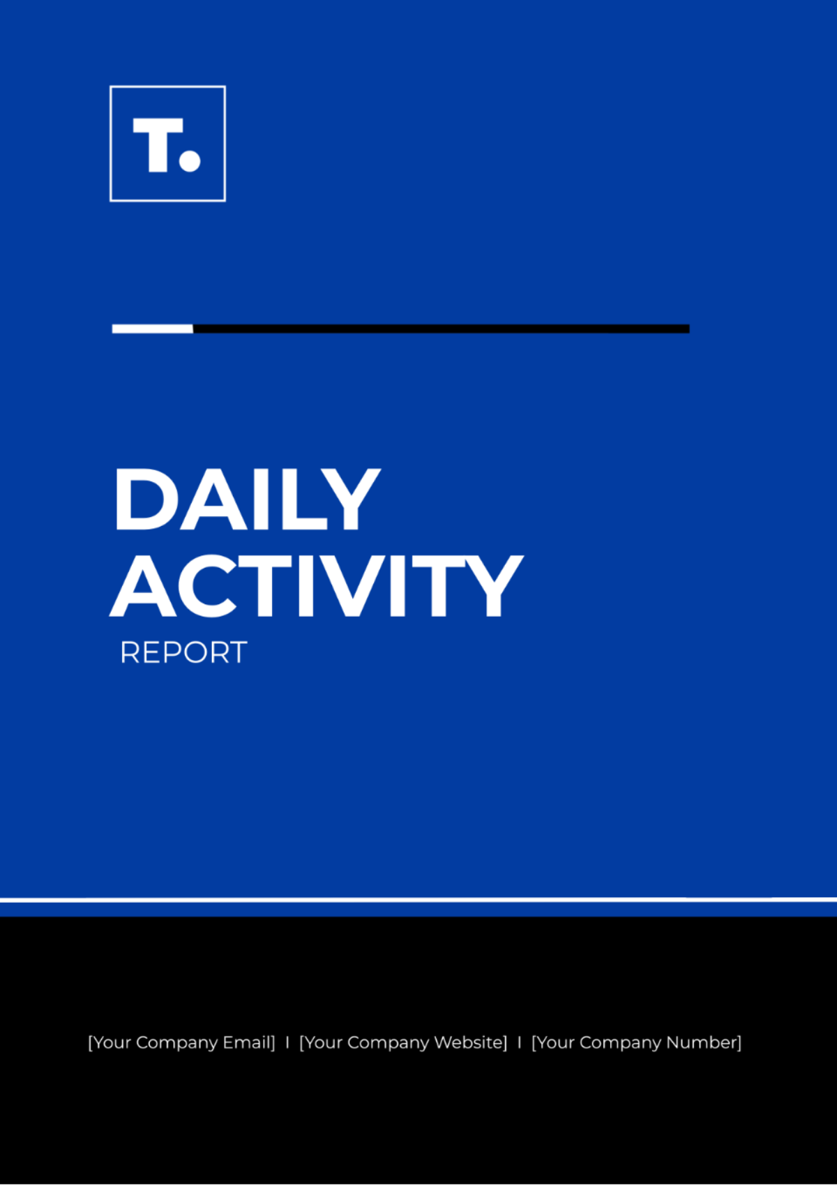 Daily Activity Report Template - Edit Online & Download