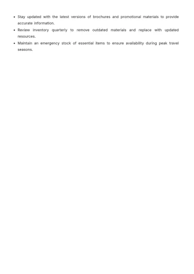 Free Travel Agency Inventory List Template to Edit Online