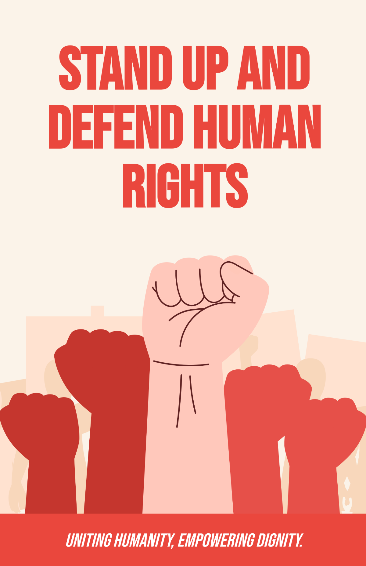 Free Human Rights Poster Template