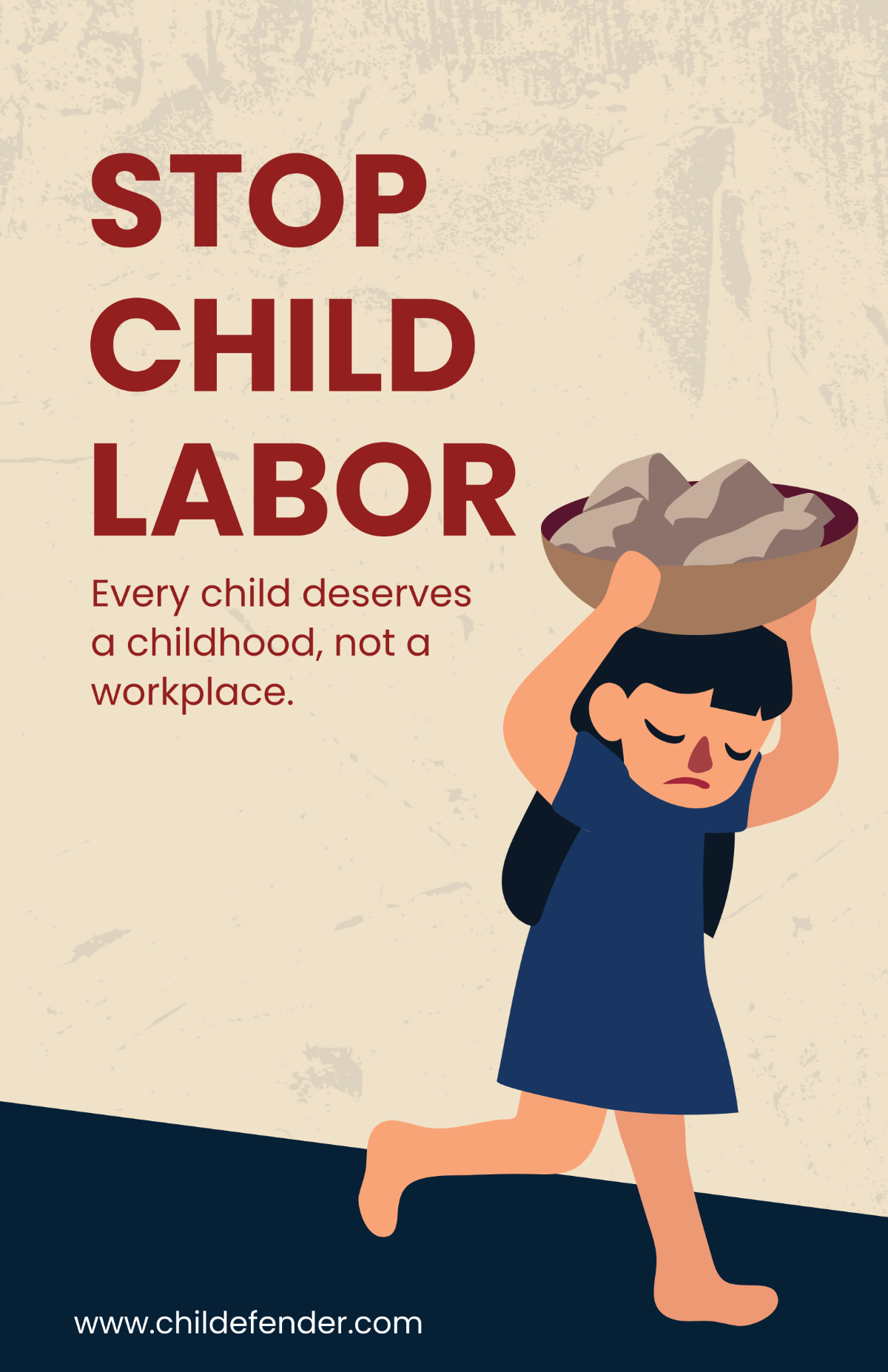 Free Child Labour Poster Template