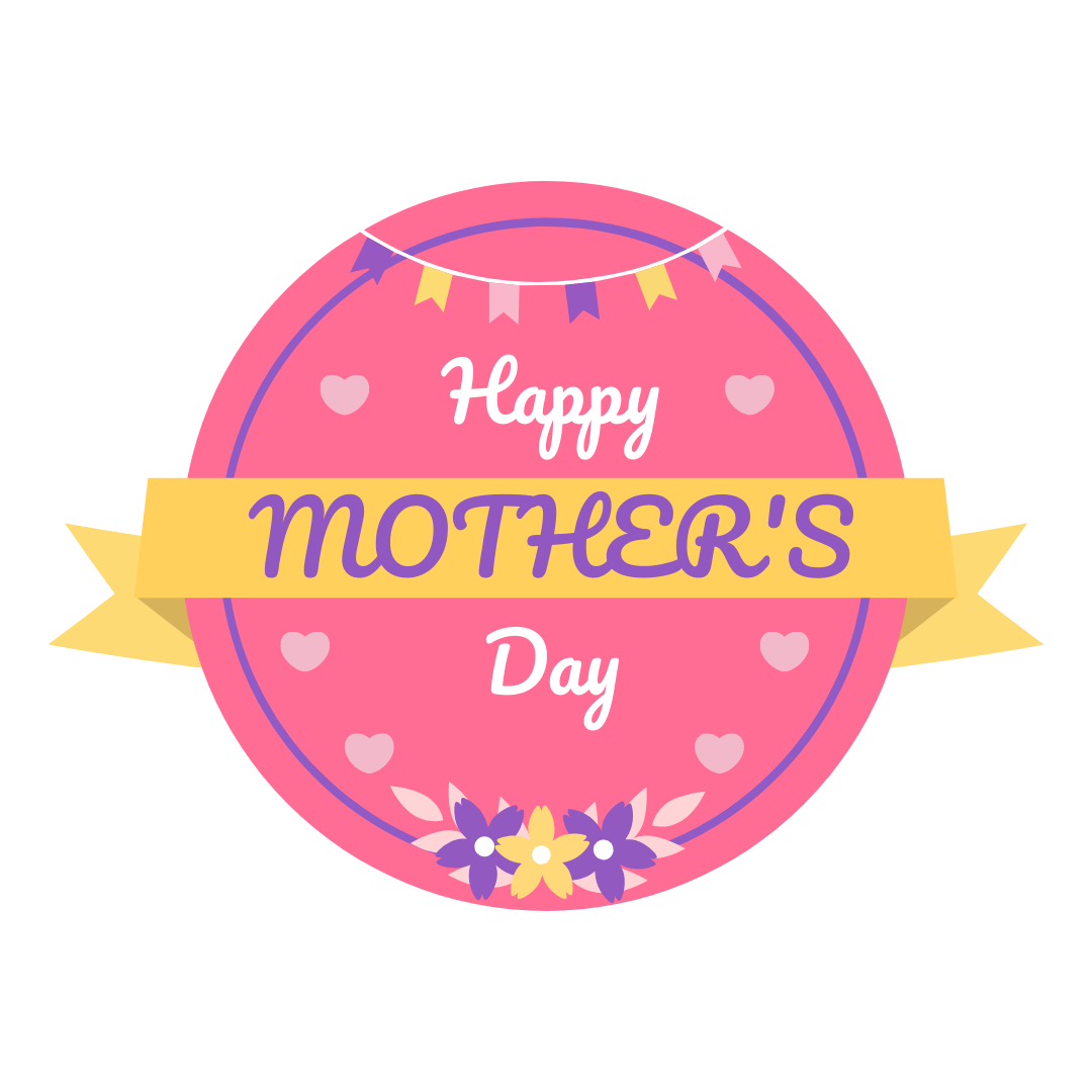 Mother's Day Sticker Template