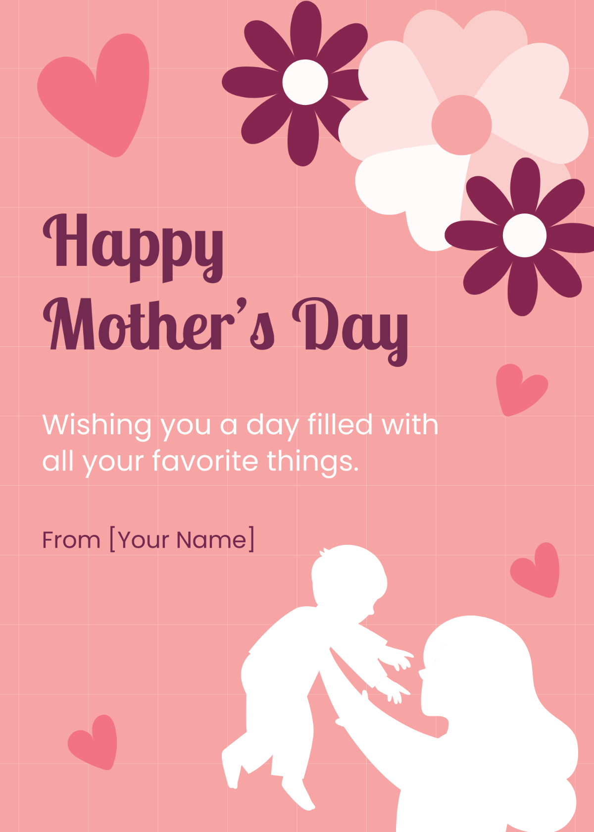 Free Mother's Day Wishes Template