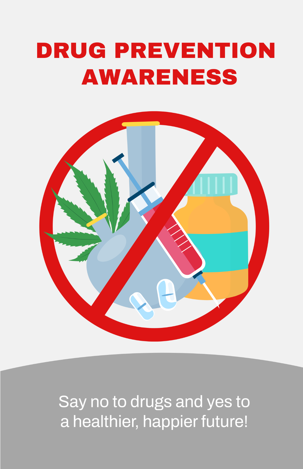 Drug Prevention Poster Template
