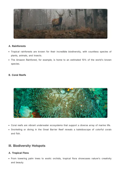 Free Tropical Article Template to Edit Online