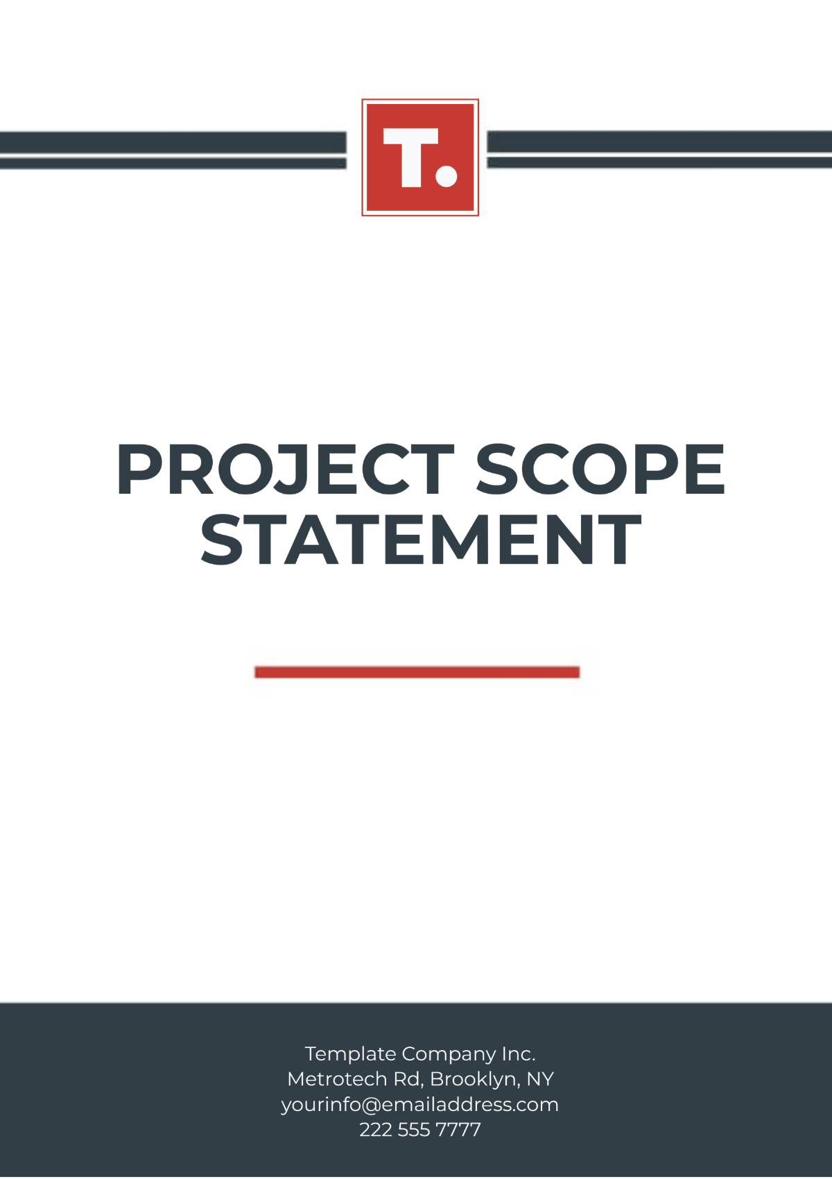 Project Scope Statement Template