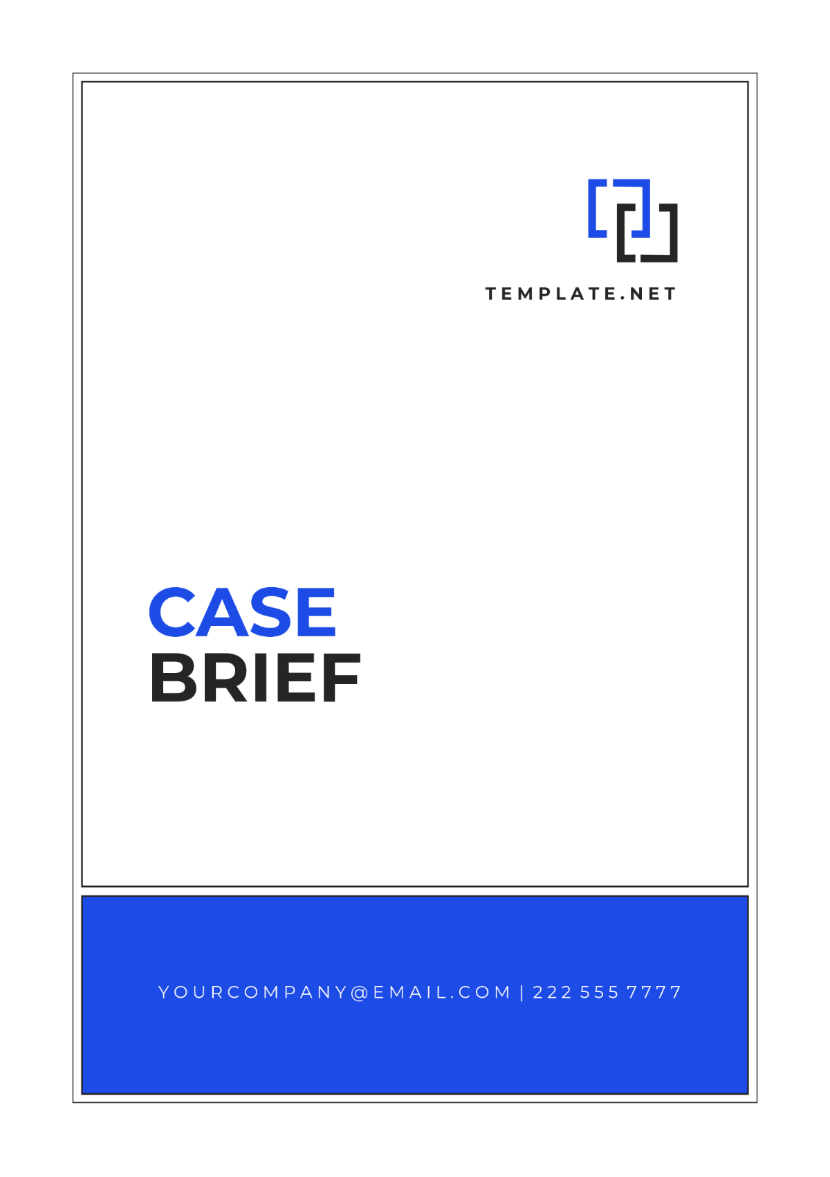 Case Brief Outline Template - Edit Online & Download