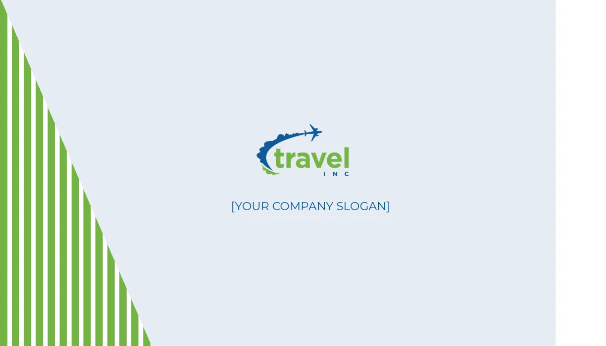 Free Corporate Travel Planner Business Card Template to Edit Online