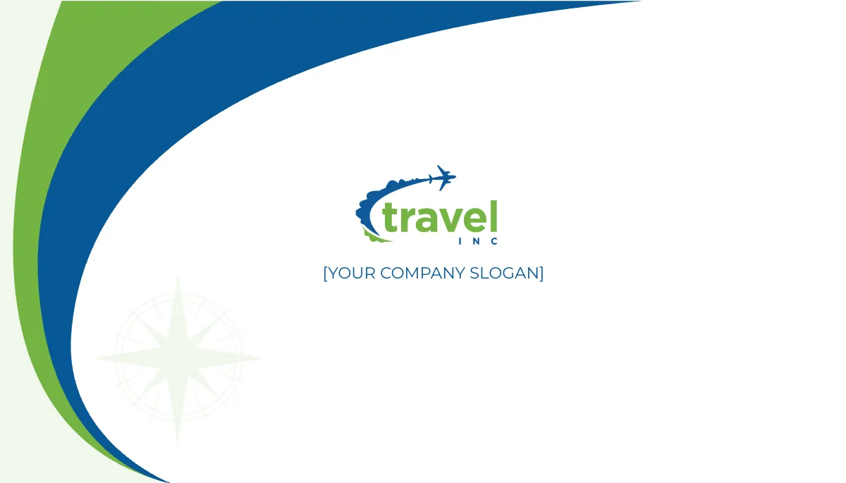 Free Leisure Travel Advisor Business Card Template to Edit Online