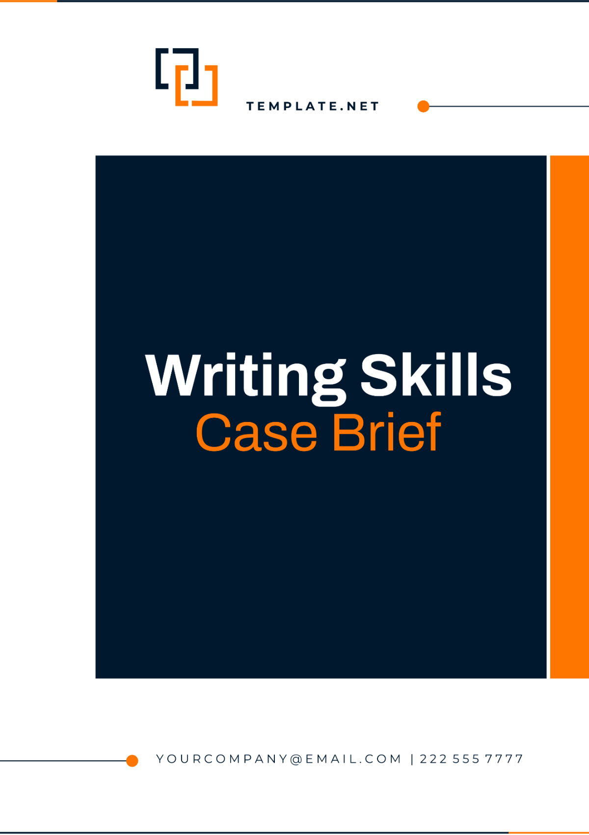 Writing Skills Case Brief Template