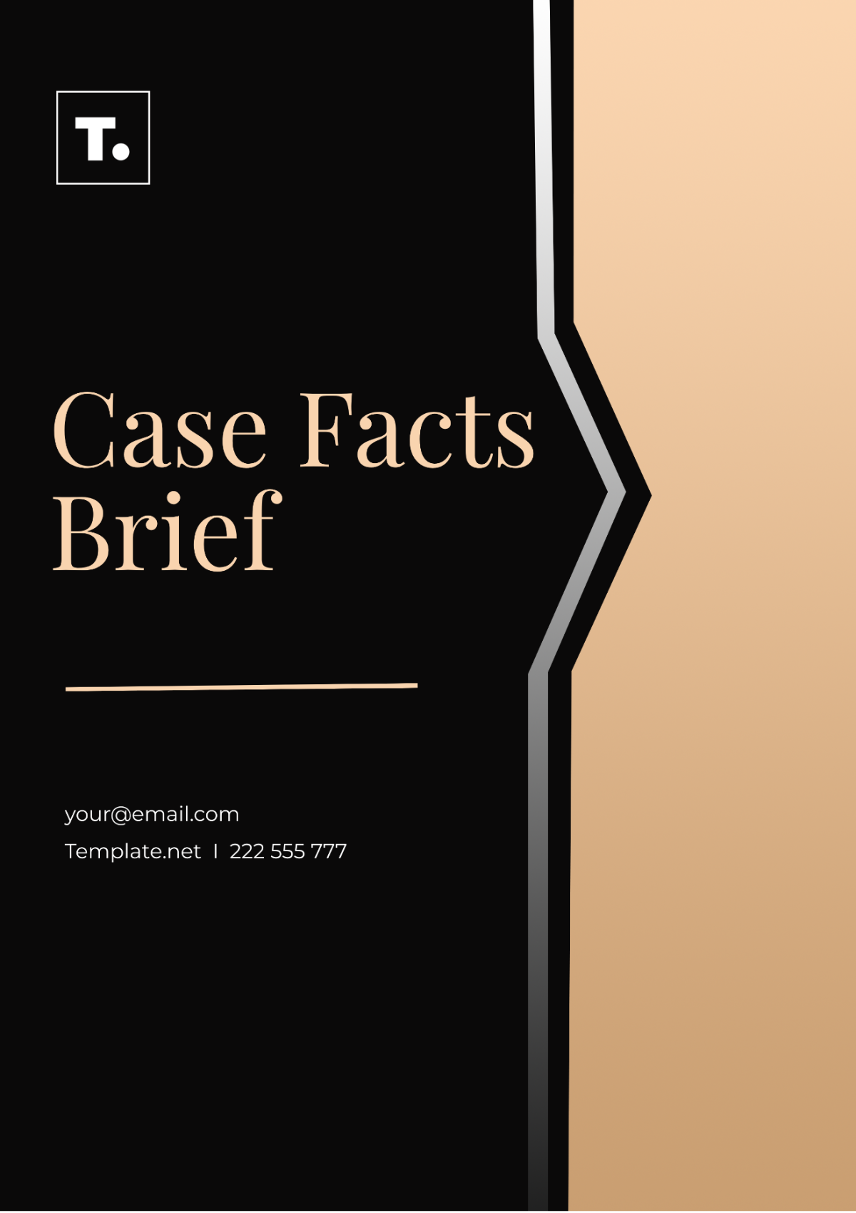 Case Facts Brief Template - Edit Online & Download