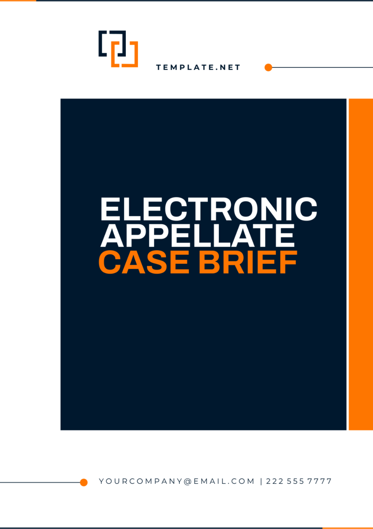 Electronic Appellate Case Brief Template - Edit Online & Download