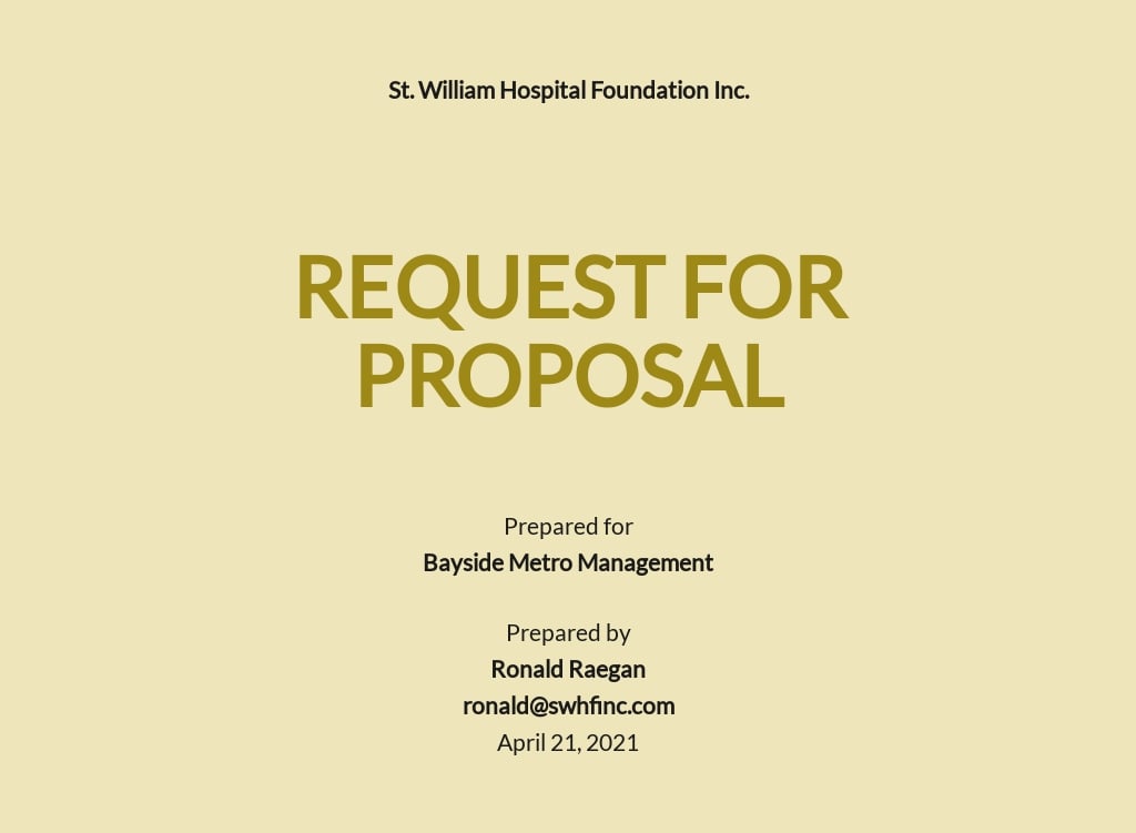 Download 46+ Request Proposal Templates Microsoft Word (DOC