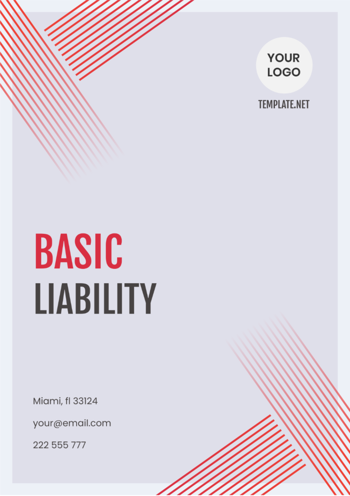 Basic Liability Template