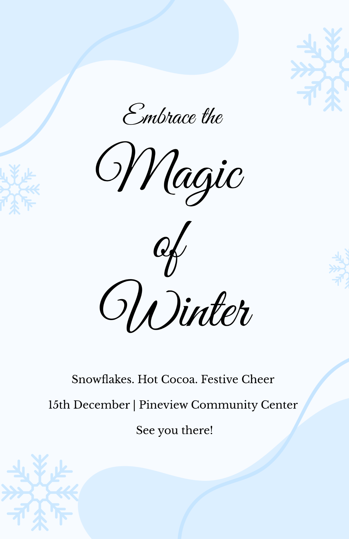 Winter Poster Template