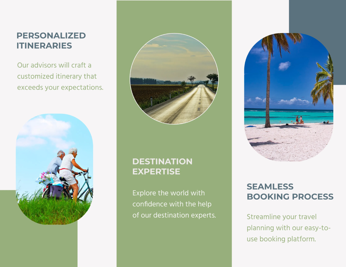 Free Travel Agency Service Brochure Template to Edit Online