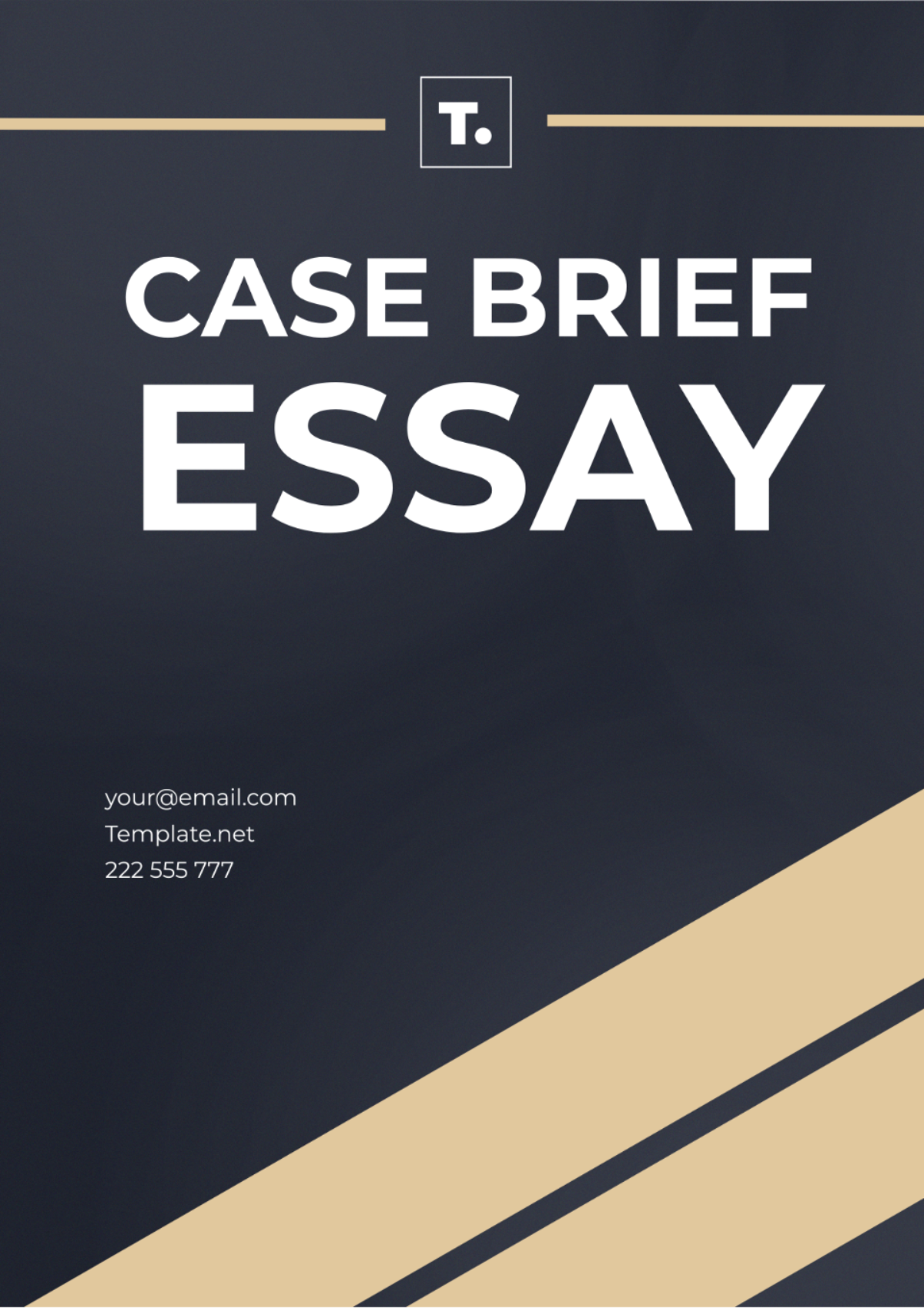 Case Brief Essay Template - Edit Online & Download