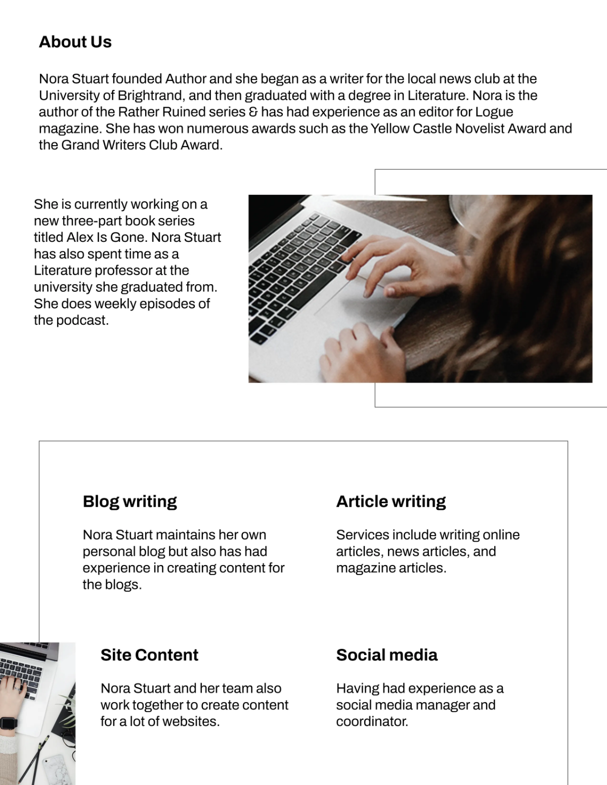 Free Author Leaflet Template to Edit Online Free Author Leaflet Template to Edit Online