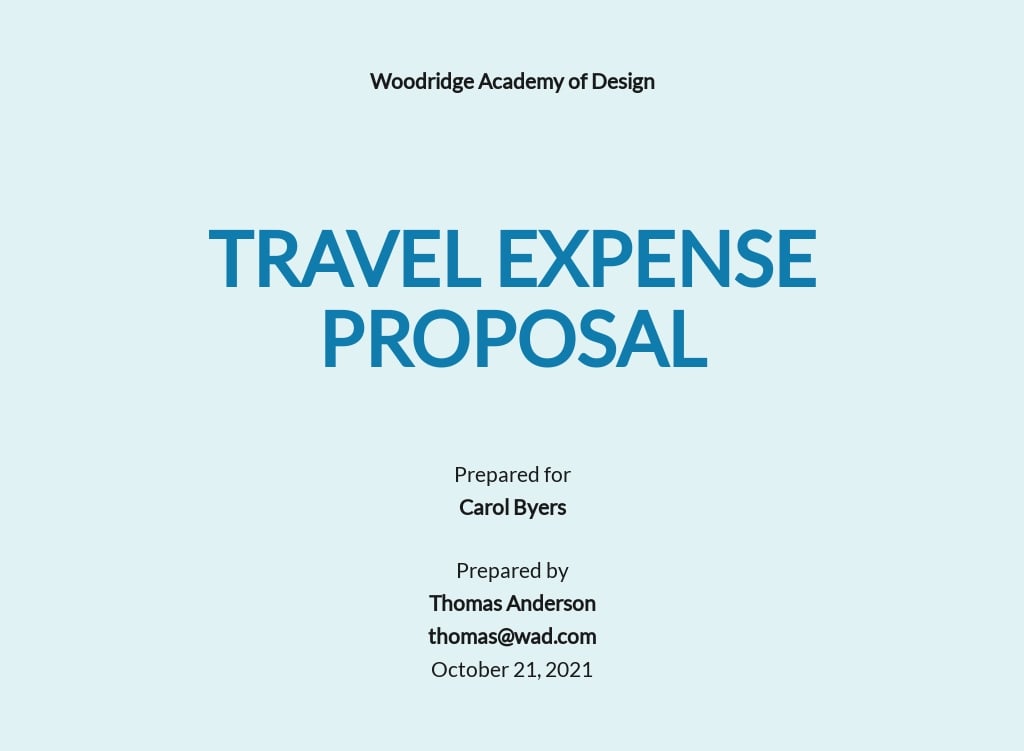 Travel Expense Proposal Template.jpe