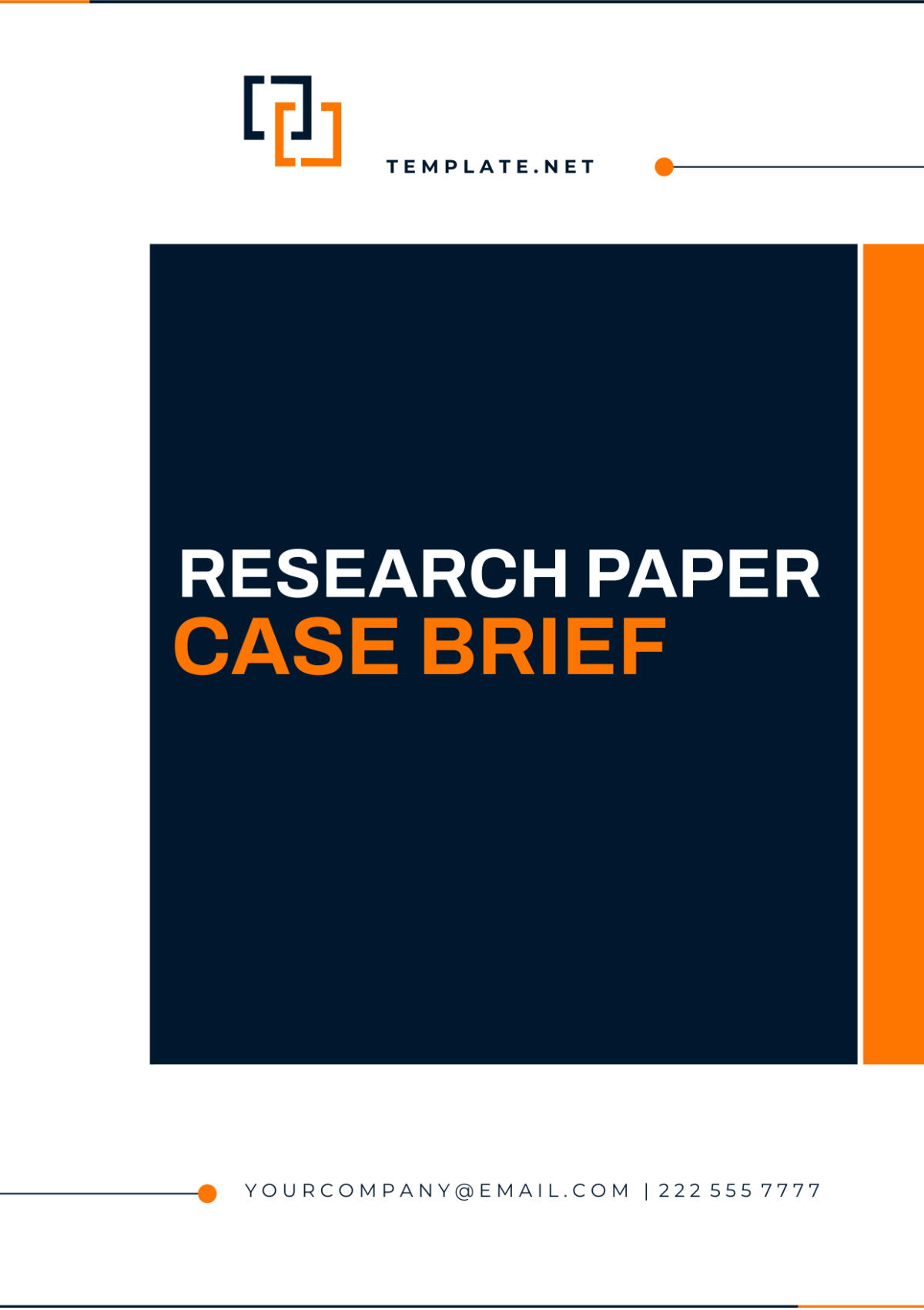 Research Paper Case Brief Template - Edit Online & Download