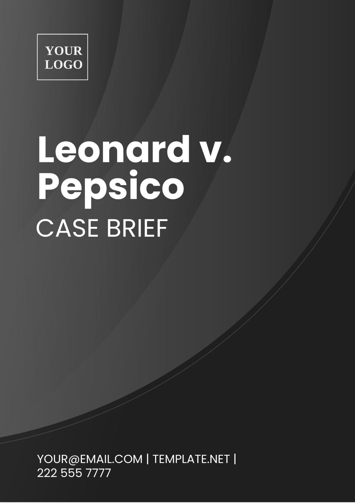 Leonard v. Pepsico Case Brief Template