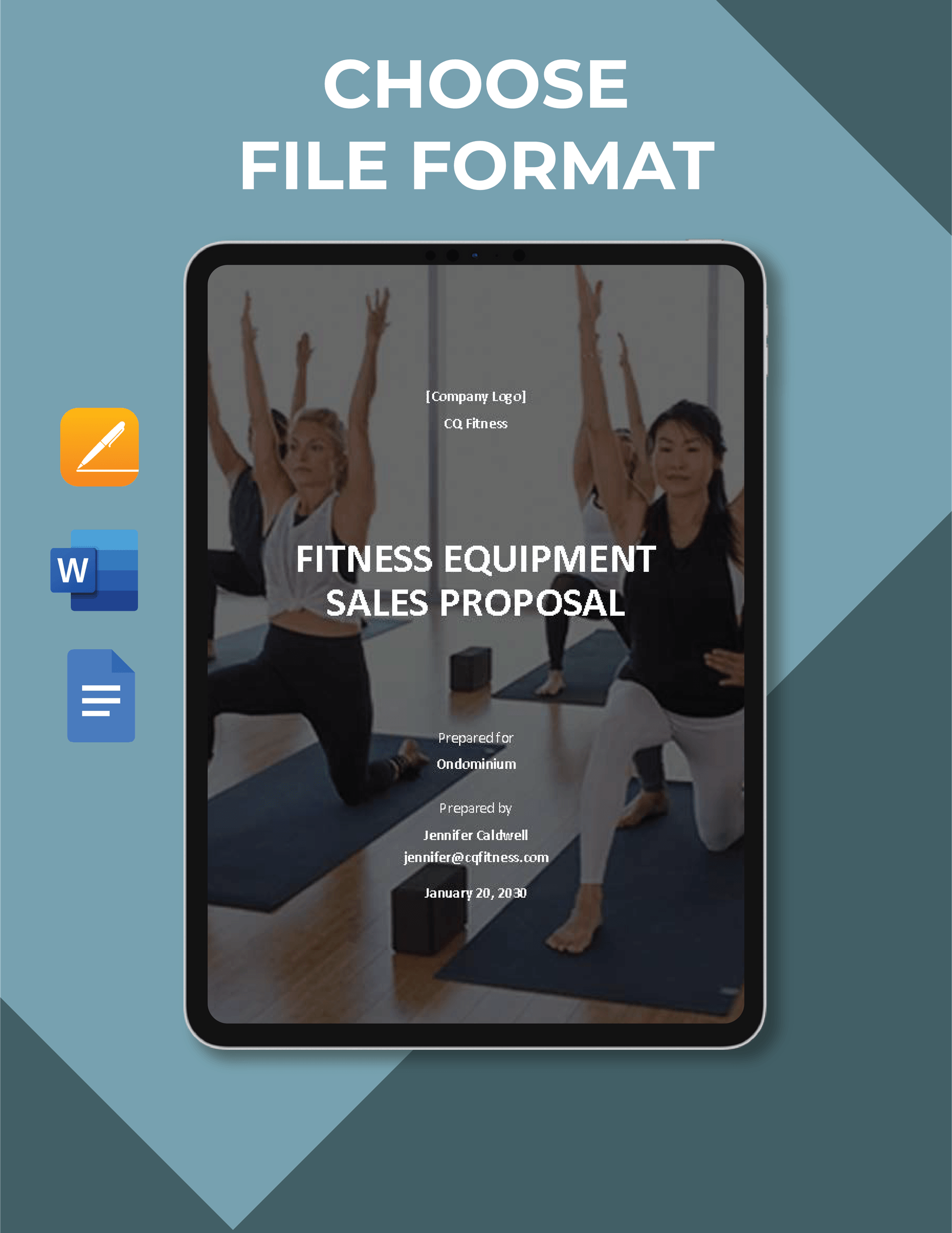 Equipment Sales Proposal Template