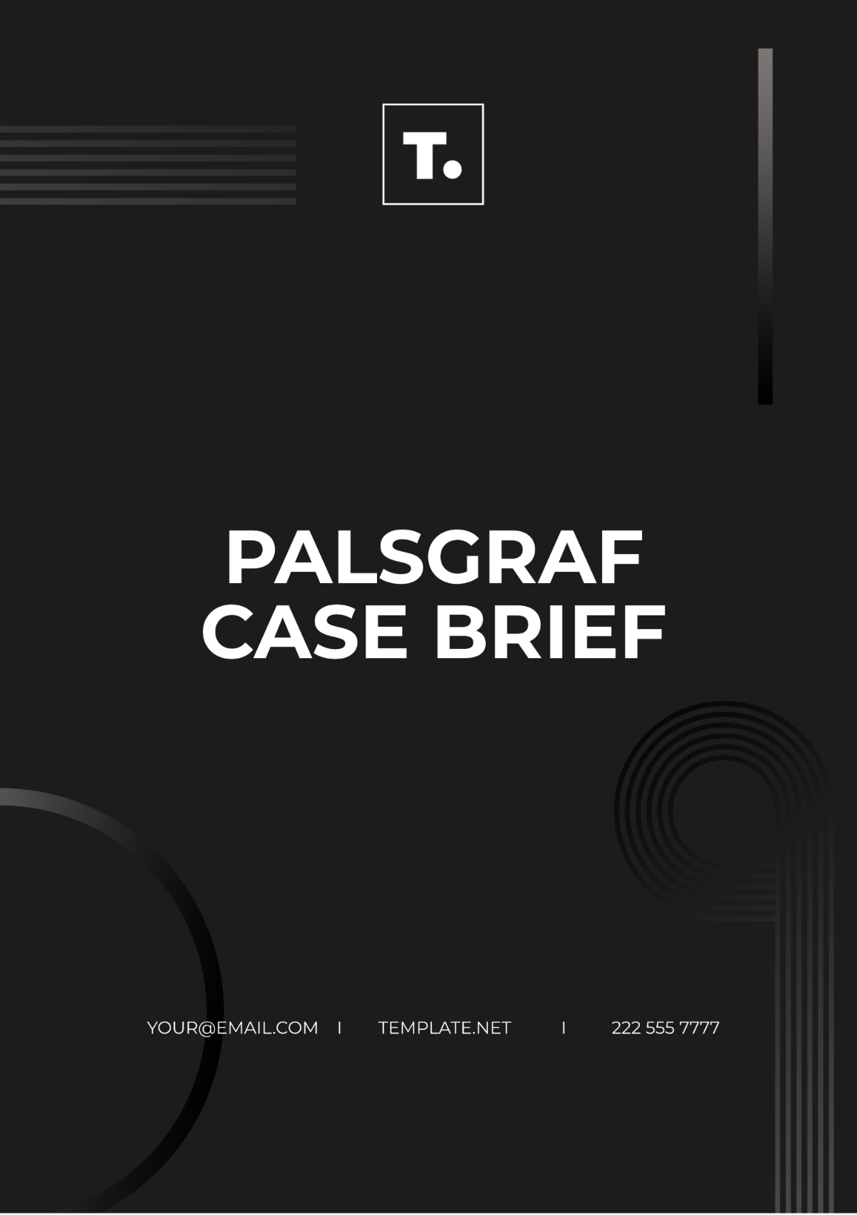 Palsgraf Case Brief Template - Edit Online & Download