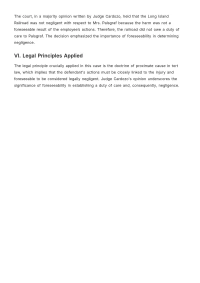 Free Palsgraf Case Brief Template to Edit Online