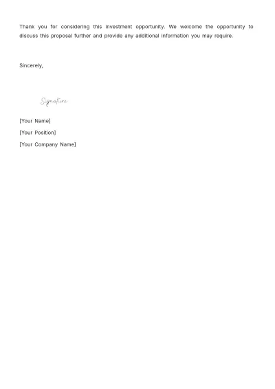 Free Travel Agency Investment Memo Template to Edit Online