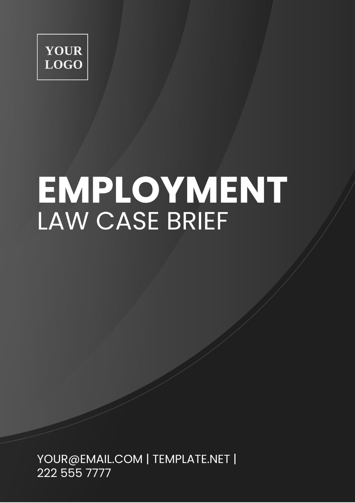 Employment Law Case Brief Template - Edit Online & Download