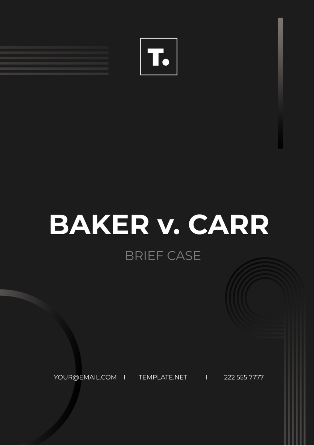 Baker v. Carr Case Brief Template - Edit Online & Download