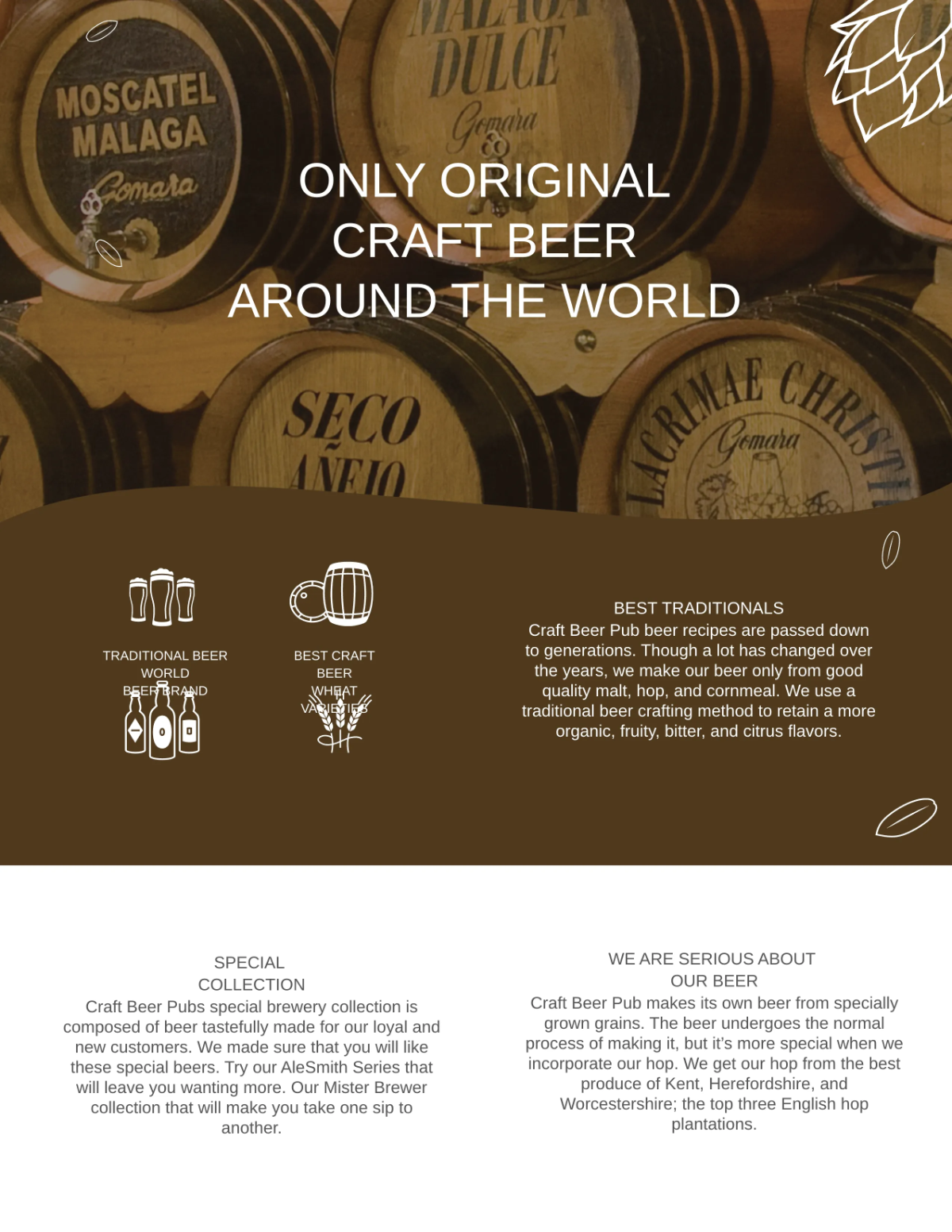 Free Pub Leaflet Template to Edit Online