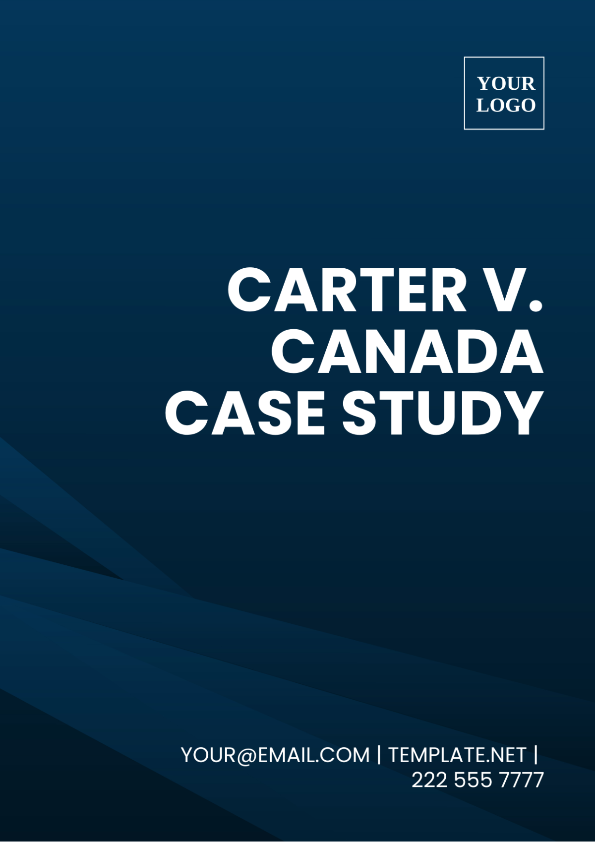 Carter v. Canada Case Brief Template