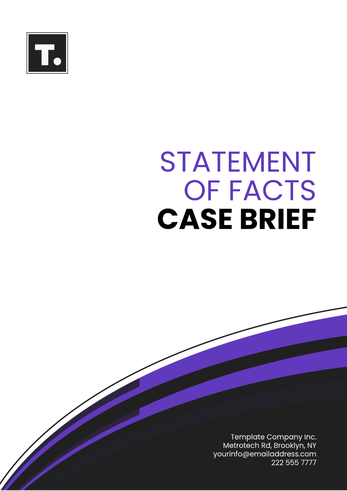 Statement of Facts Case Brief Template - Edit Online & Download